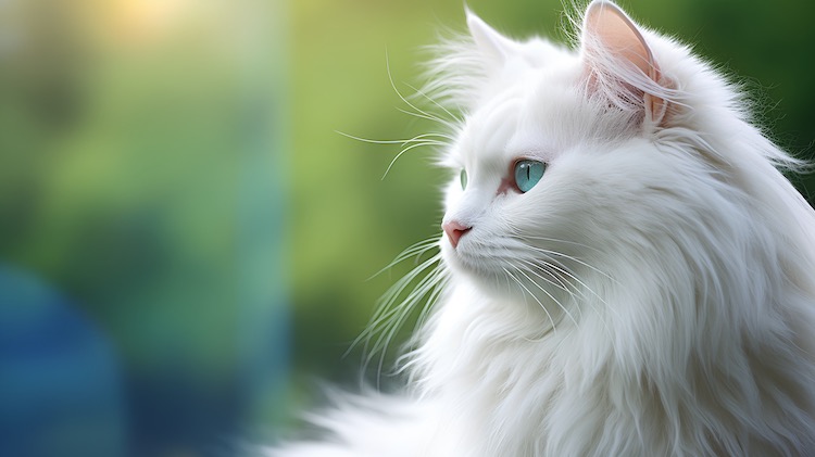 nom pour chat blanc pure race